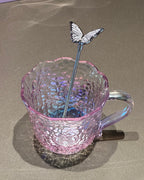 Starbucks Sakura Butterfly Glass Cup