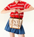 GentleWoman Soirée Canvas Leather Bag