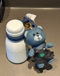 Starbucks Denim Milk Tumblr with Bear