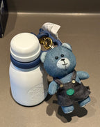 Starbucks Denim Milk Tumblr with Bear