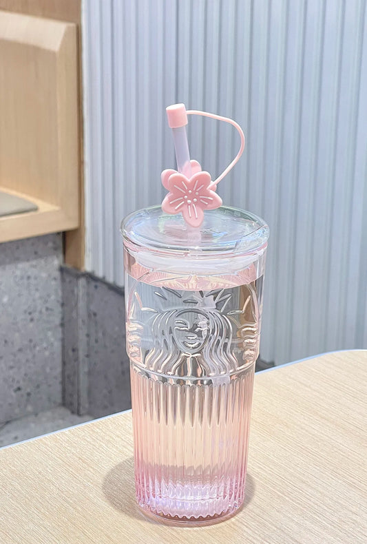 Starbucks Sakura Straw Glass
