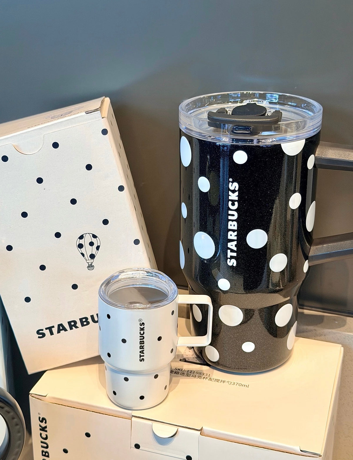 Starbucks x Polka Dots Black Tumblr