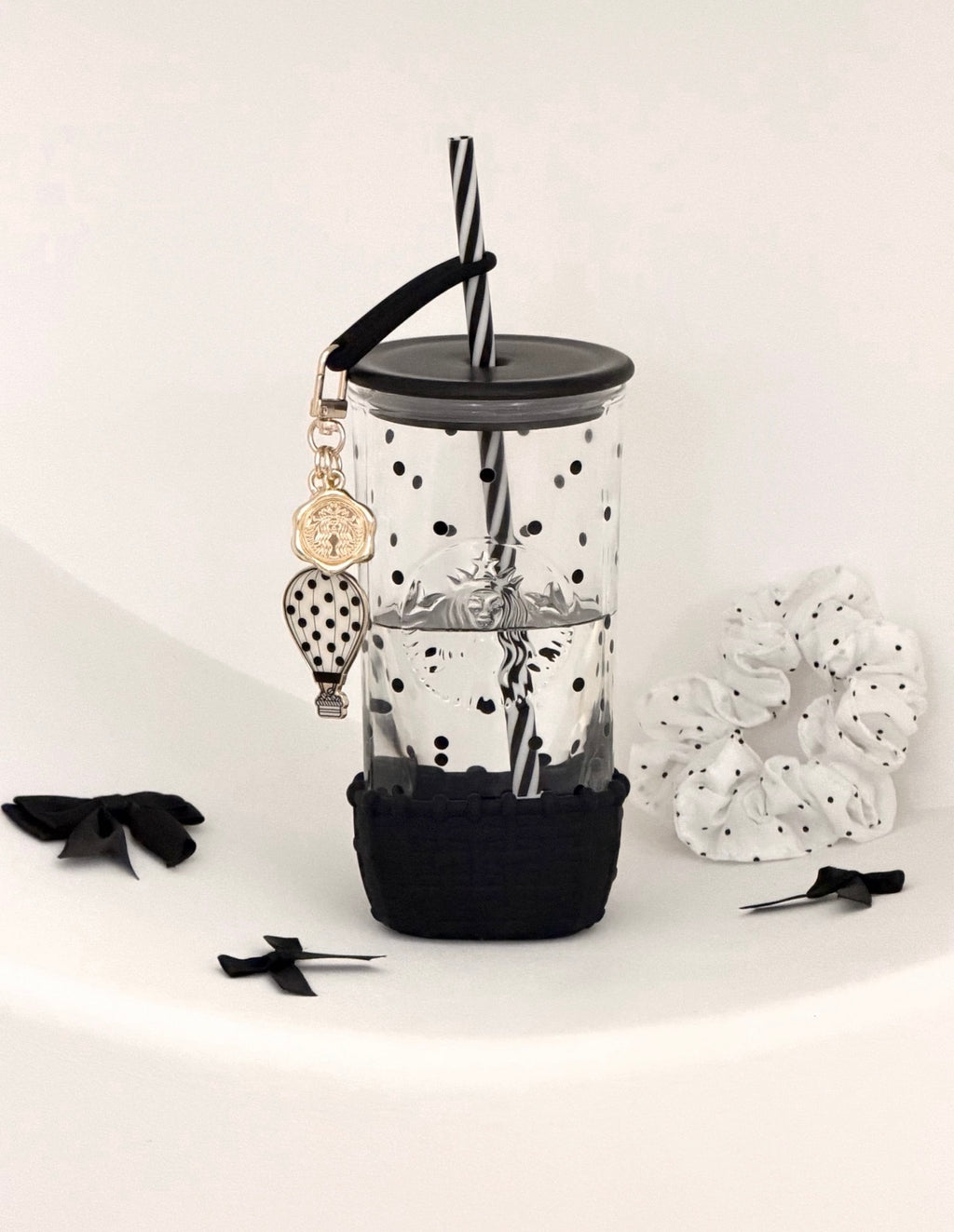 Starbucks x Polka Dots Straw Glass Tumblr