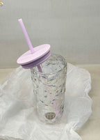 Starbucks Sakura Straw Glass Cup