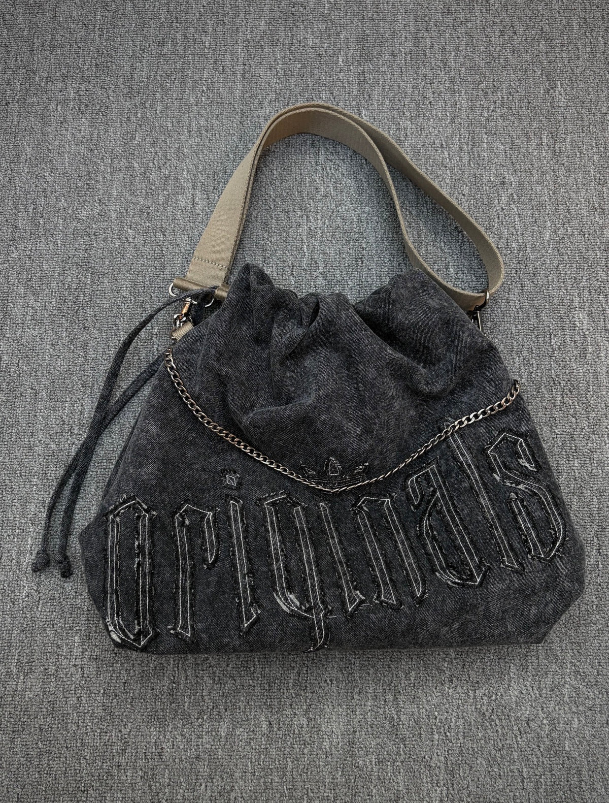 Adidas Denim Trash Bag