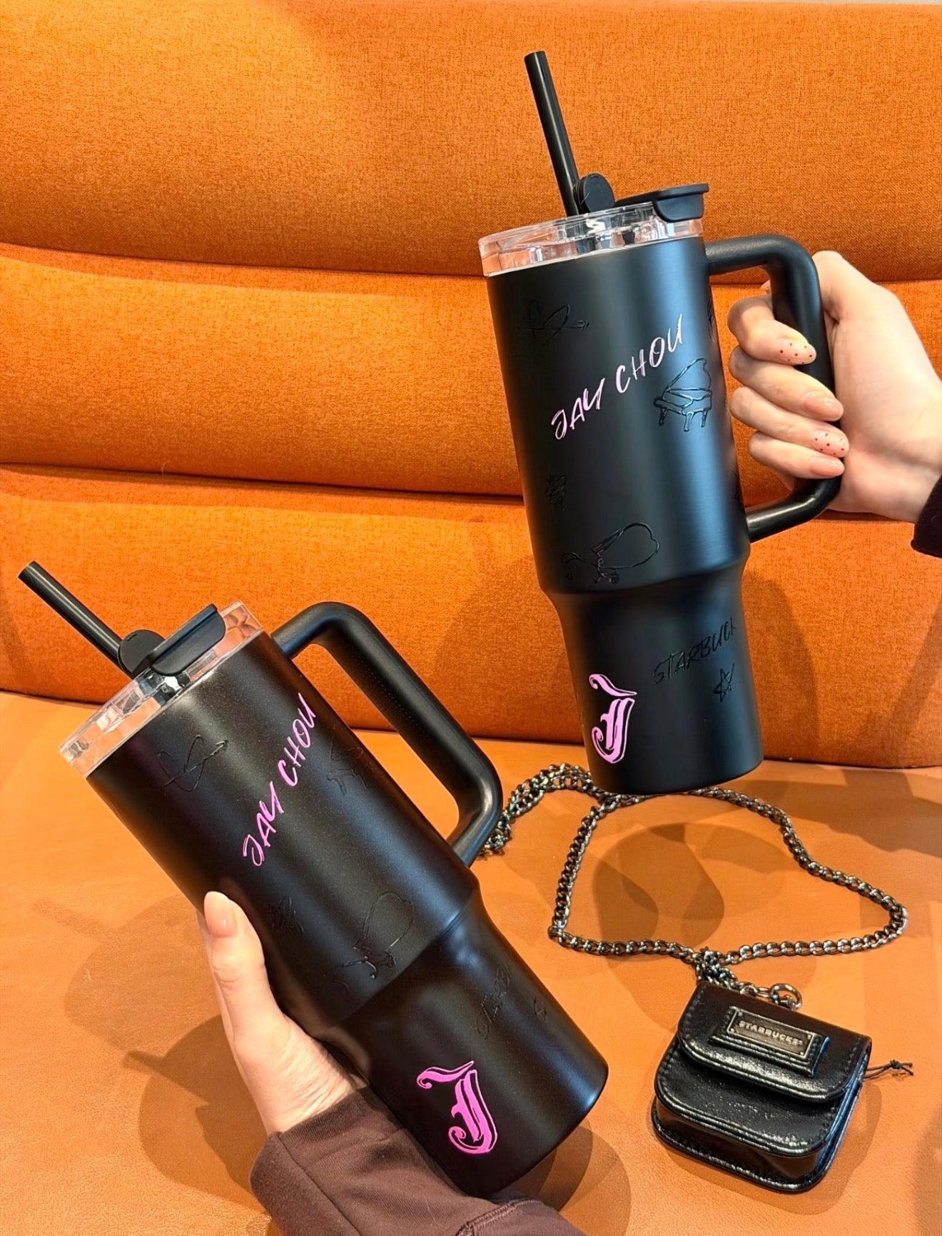 Starbucks JayChou Side Handle with Pouch