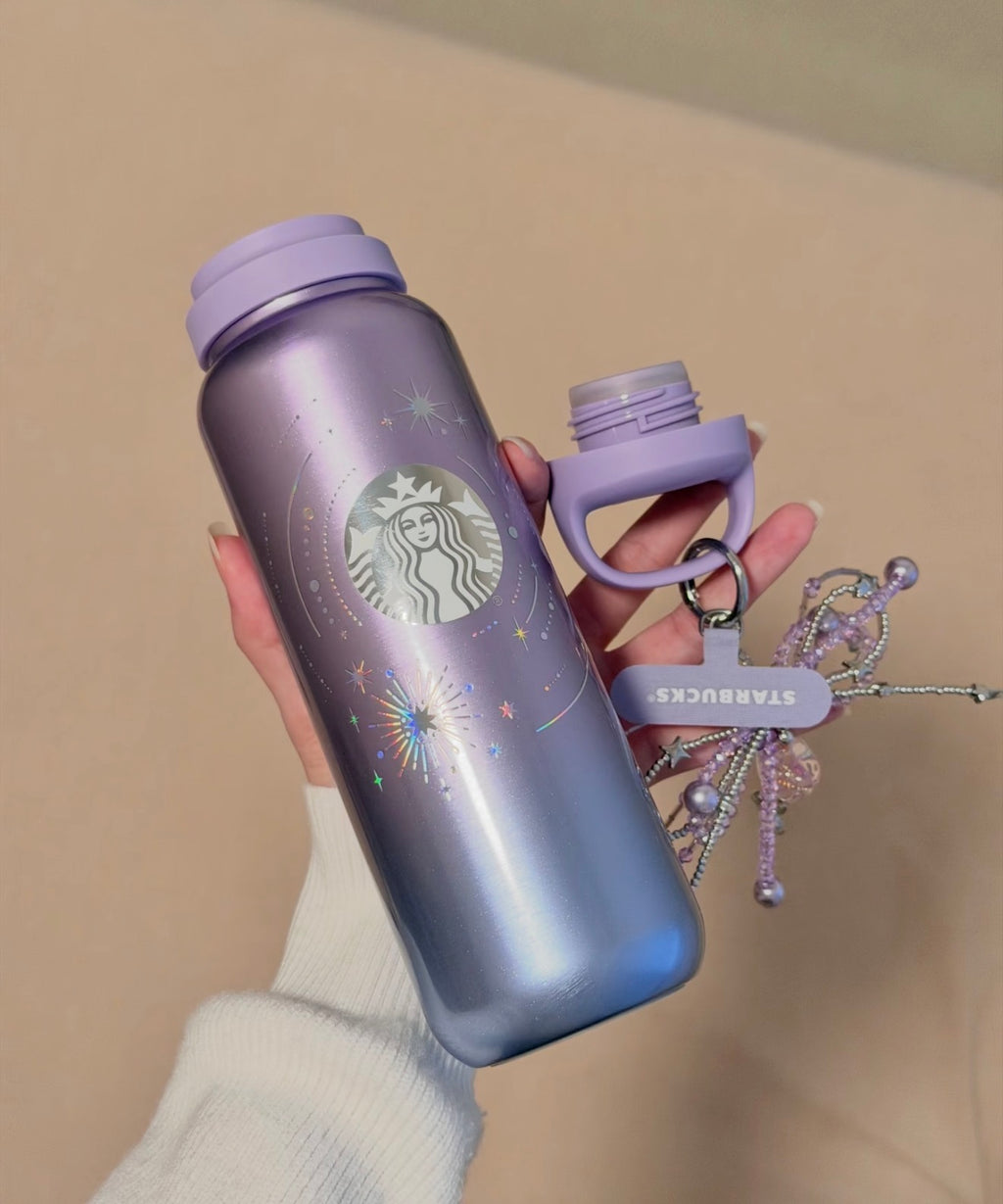 Starbucks Galaxy Purple Glitter Tumblr