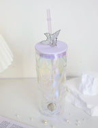 Starbucks Butterfly Straw Cup