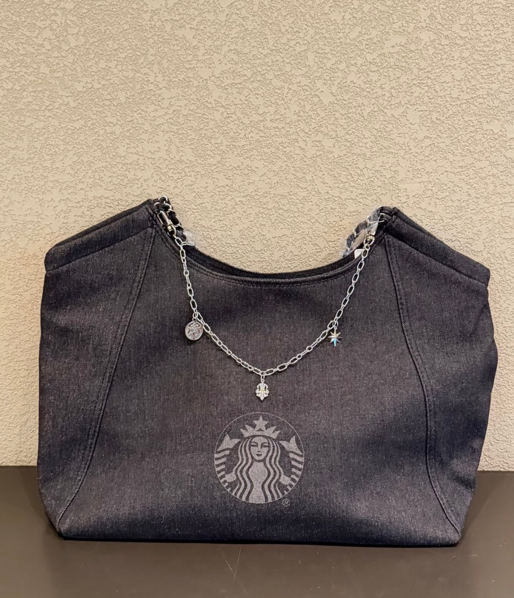 Starbucks BalletRock Denim Bag