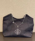 Starbucks BalletRock Denim Bag