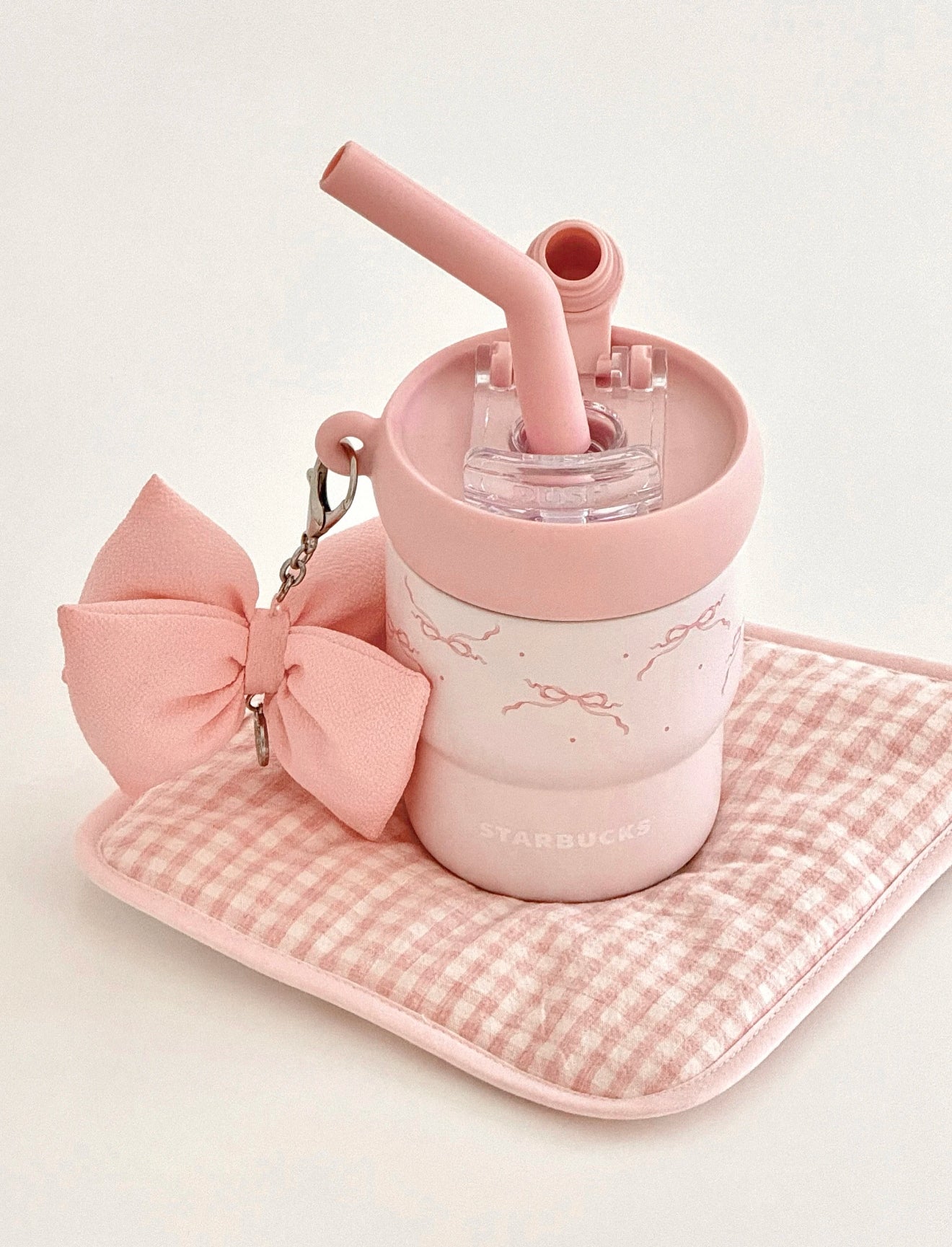 Starbucks x 520 Ribbon Pink Flask