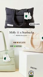 Miffy x Starbucks Puffer Bag