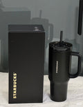 Starbucks For Him Matte Black Side Handle