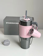 Starbucks BalletRock Grey Tumblr with Mini Tumblr