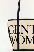 GentleWoman Soirée Canvas Leather Bag