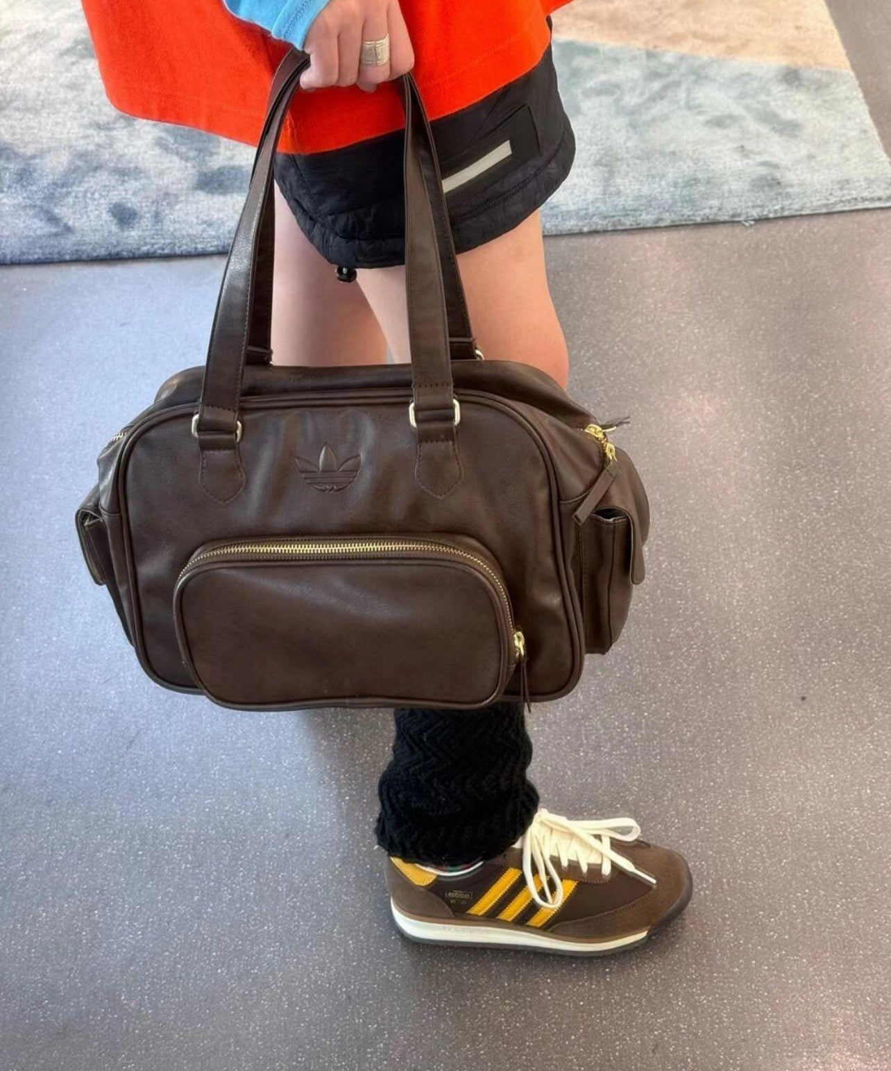 Adidas Vintage Leather Bag