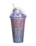 Starbucks Galaxy Glitter Straw Flask