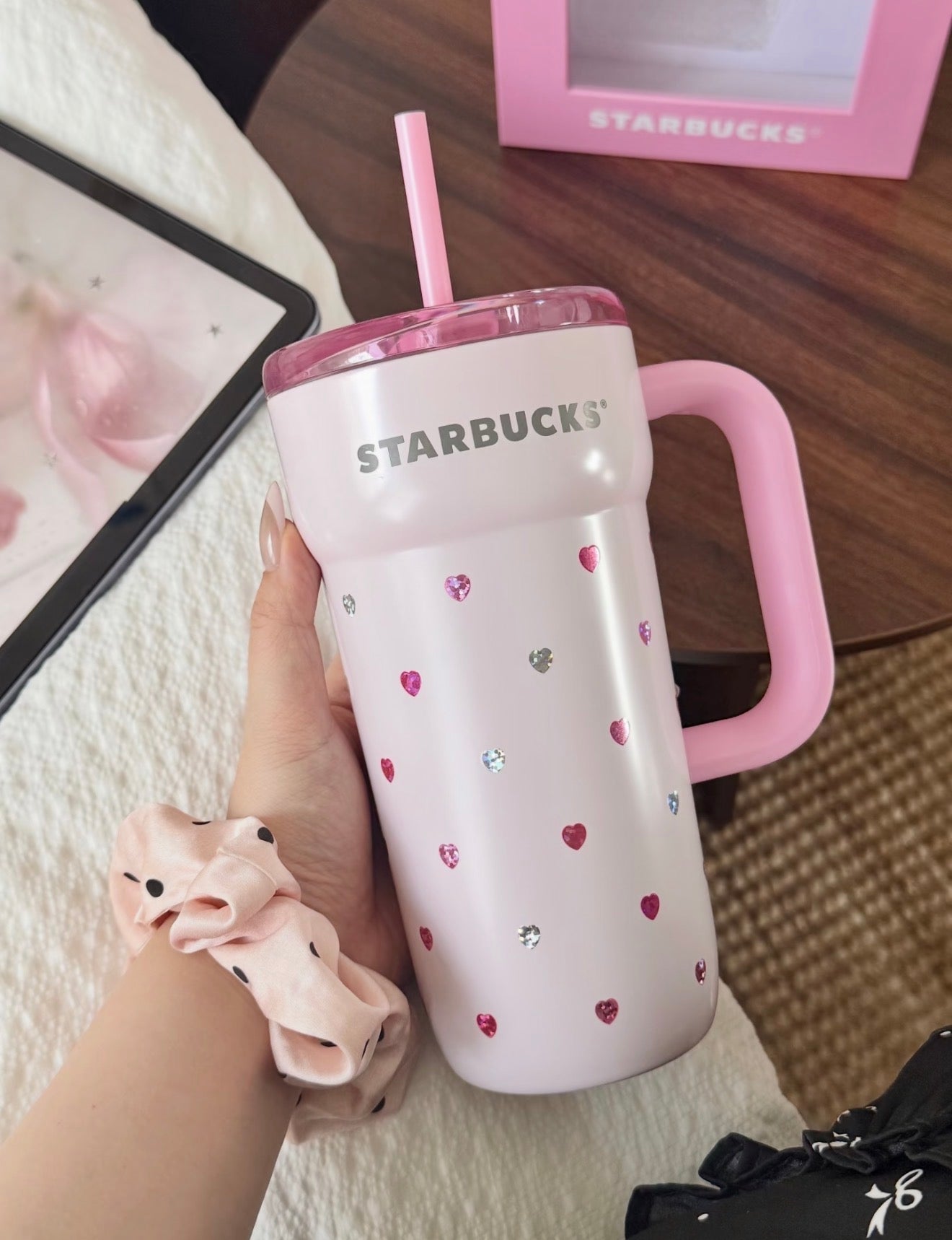 Starbucks Pink Love Tumblr