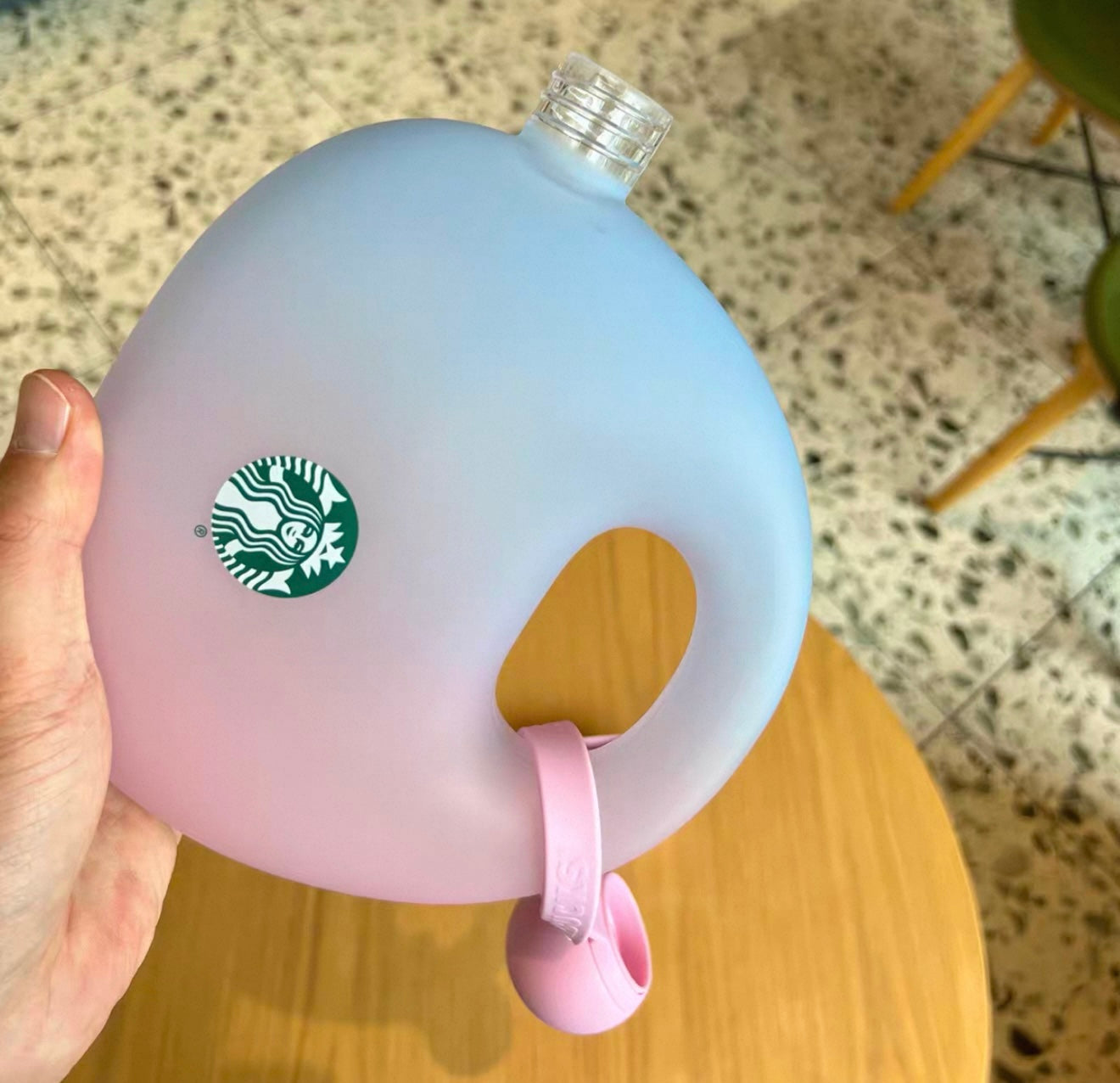 Starbucks HighSchool Pastel Unicorn Water Bottle
