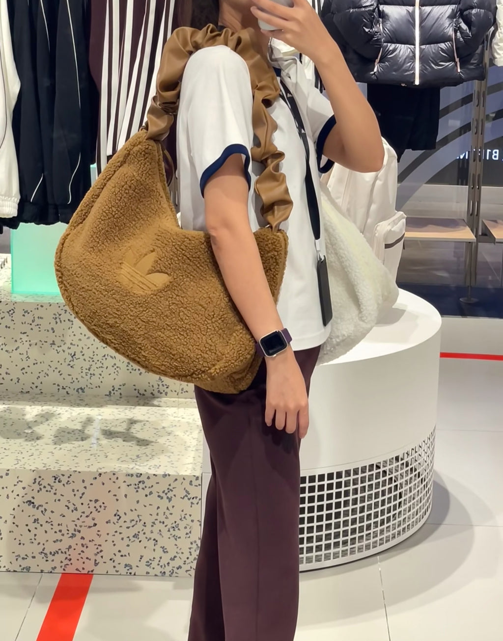 Adidas Autumn Fluffy Shoulder Bag