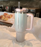 Starbucks x Stanley Mermaid Pearl Pink Thermos Flask