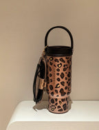 Starbucks Leopard Tumblr with Sunglasses Cover