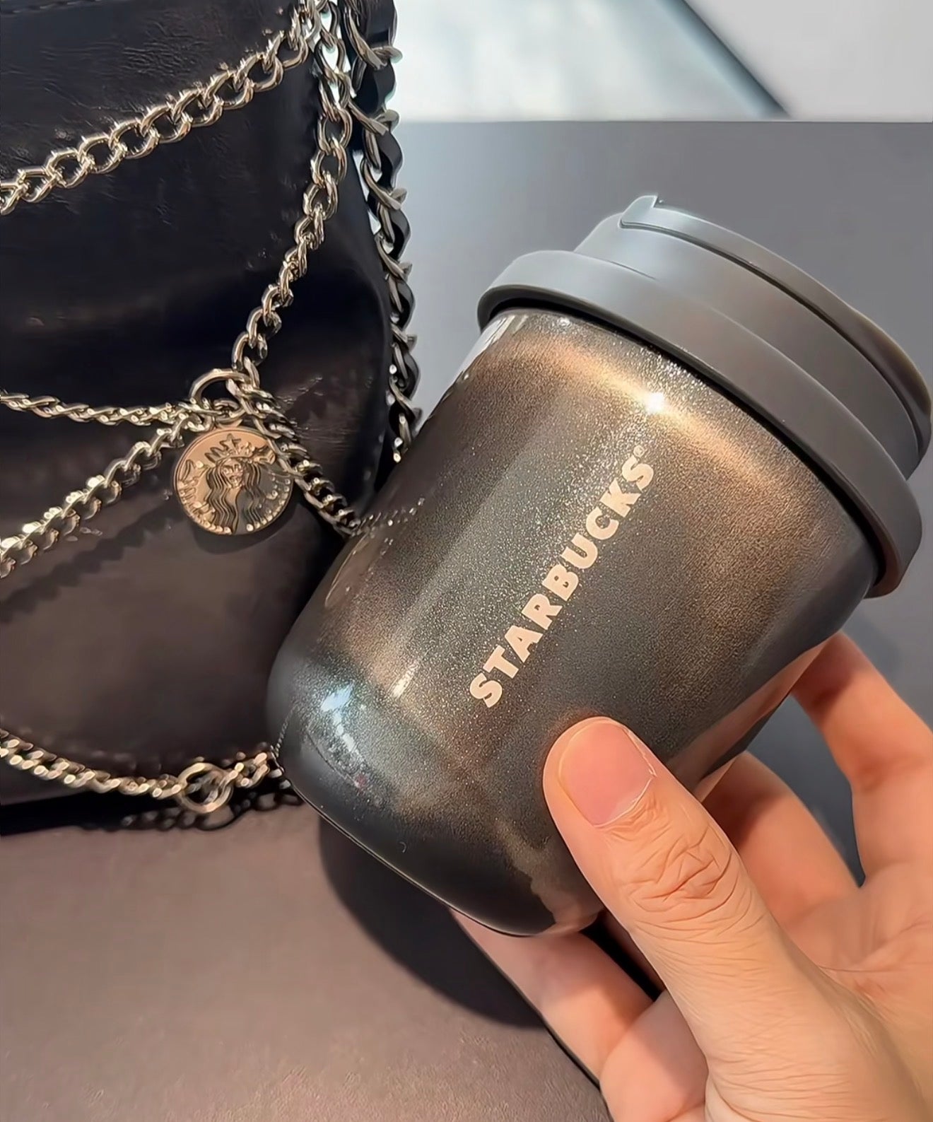 Starbucks BalletRock Tumblr with Bag