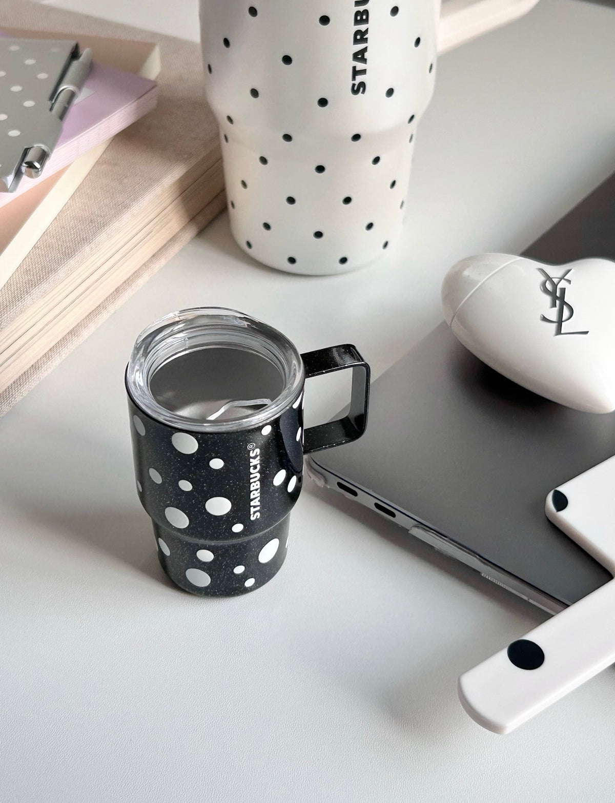 Starbucks x Polka Dots White Tumblr