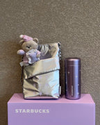 Starbucks Galaxy Tumblr with Bear Sling Pouch