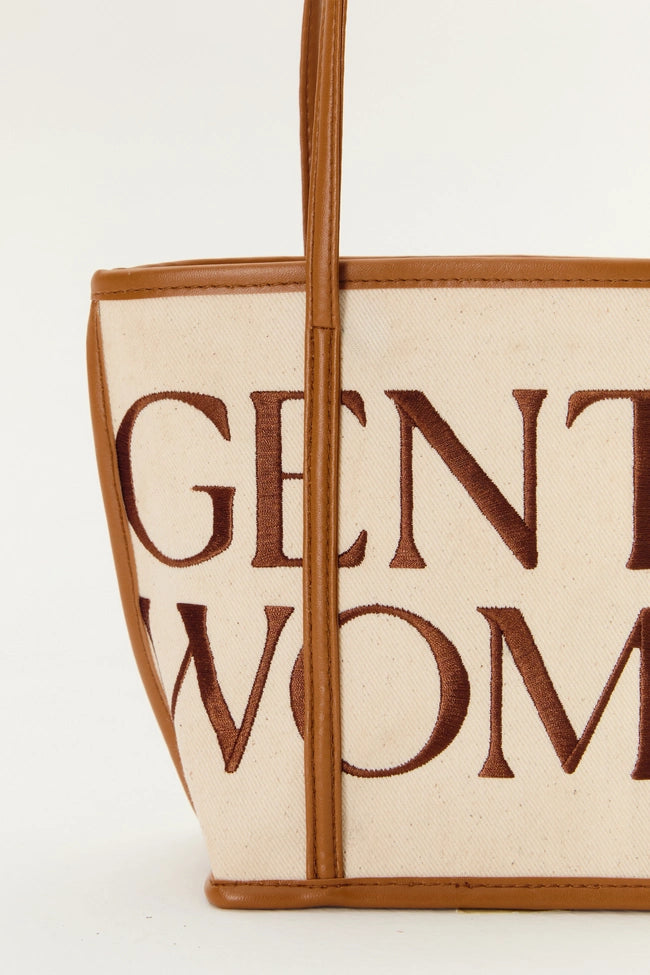 GentleWoman Soirée Canvas Leather Bag
