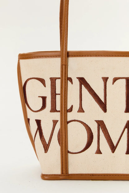 GentleWoman Soirée Canvas Leather Bag