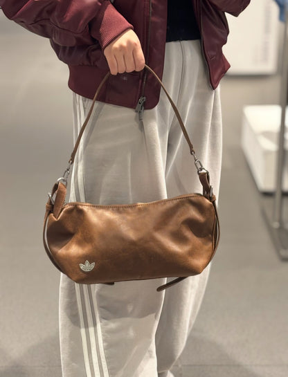 Adidas Leather Hobo Sling Bag