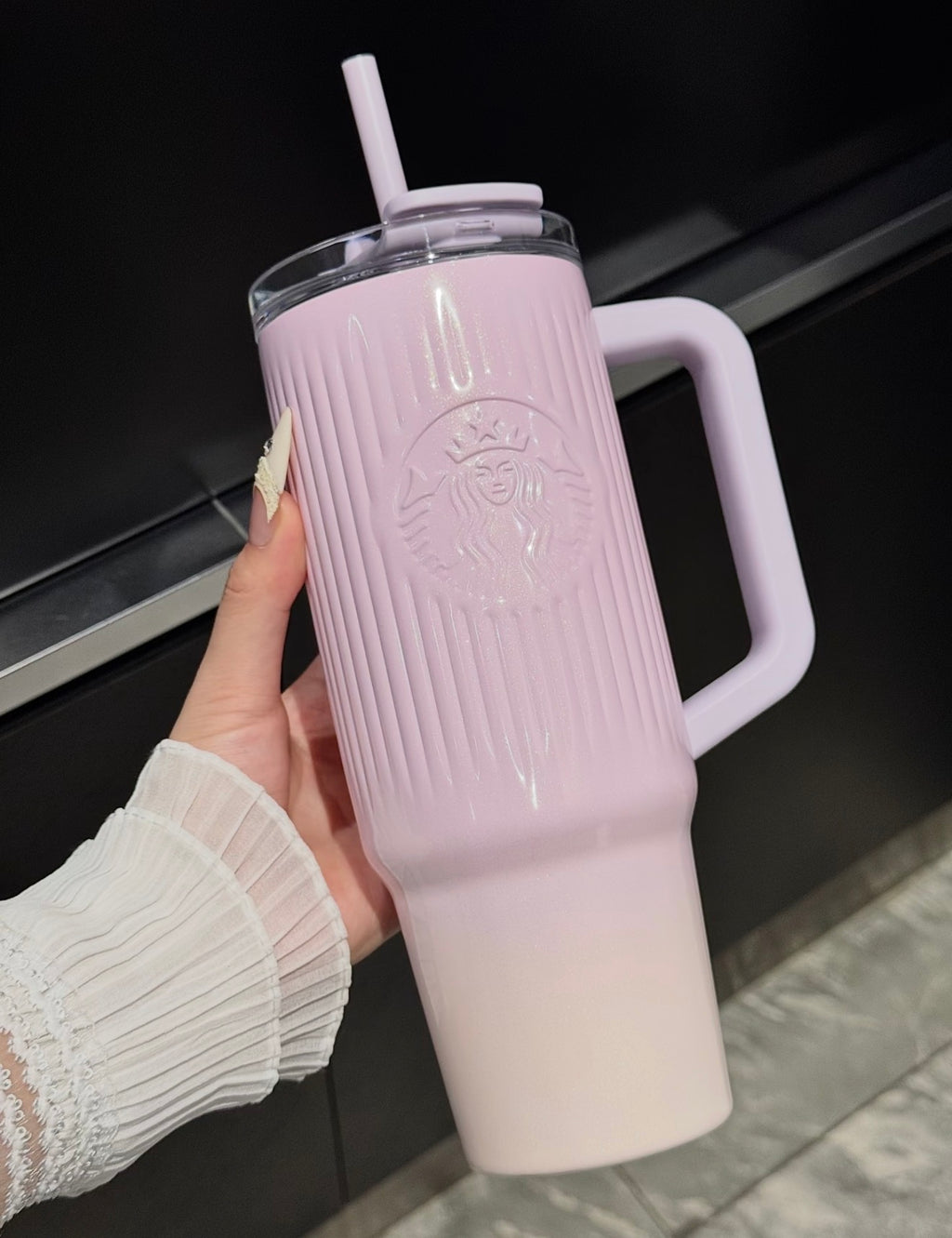 Starbucks Sakura Gradient Purple Tumblr