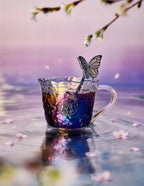 Starbucks Sakura Butterfly Glass Cup