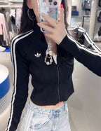 Adidas Jacket Slim Fit Black