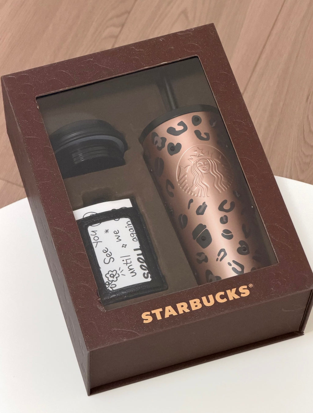 Starbucks Leopard Tumblr Gift Set