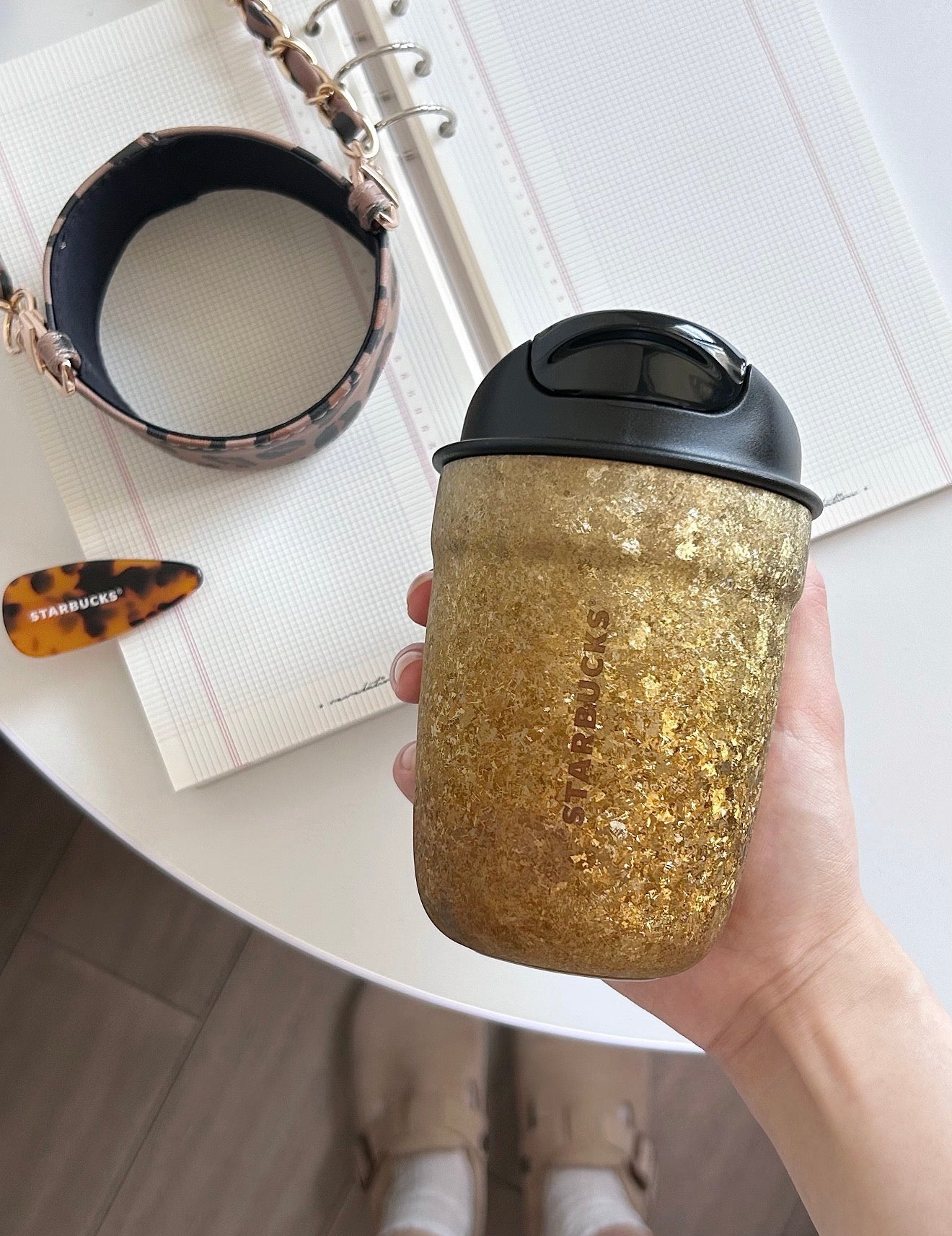 Starbucks Leopard Bling Chubby Tumblr