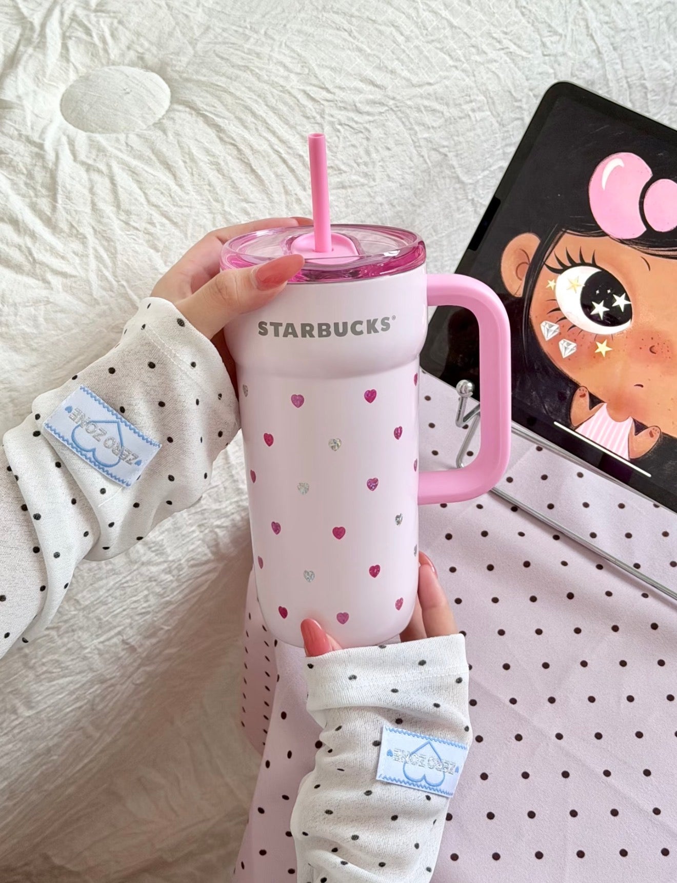 Starbucks Pink Love Tumblr