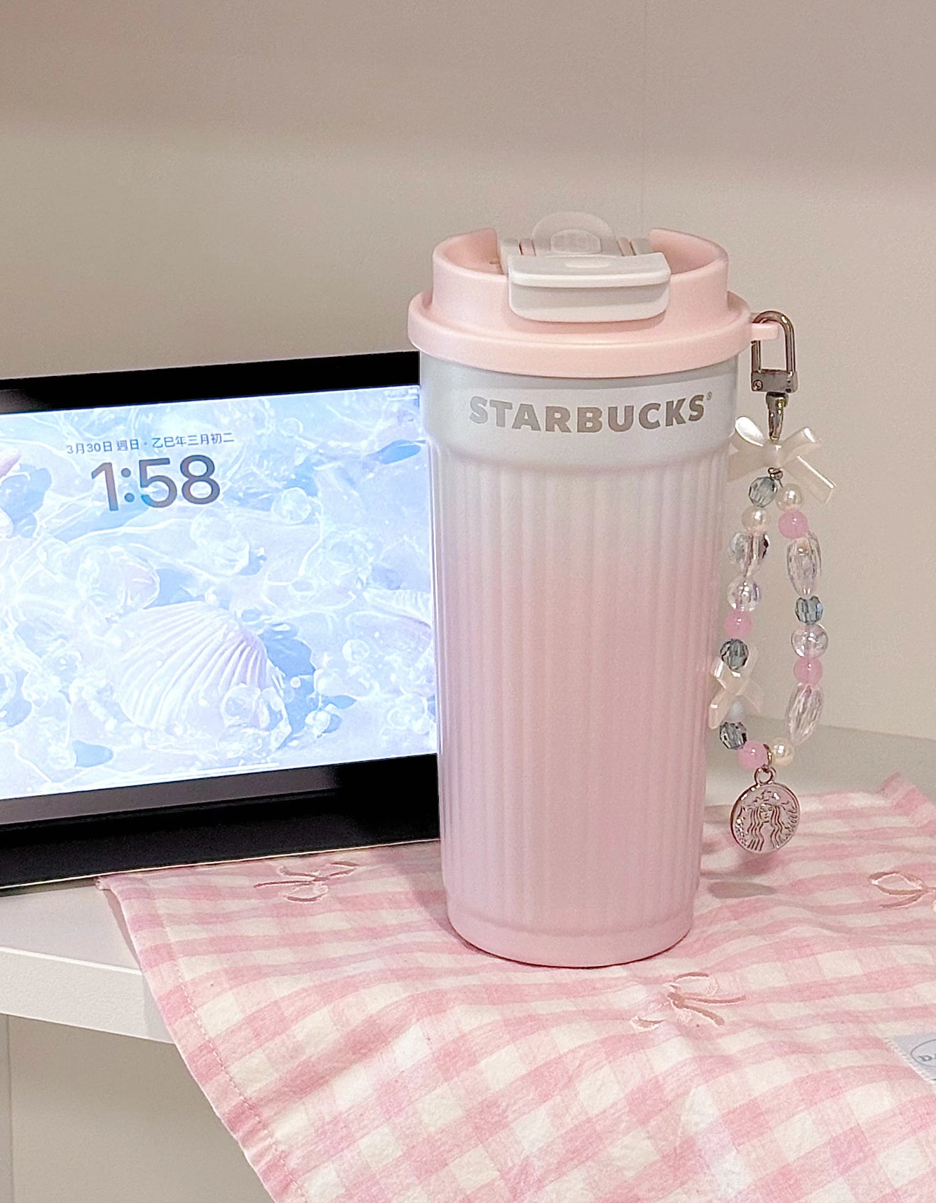 Starbucks Pink Keychain Thermos