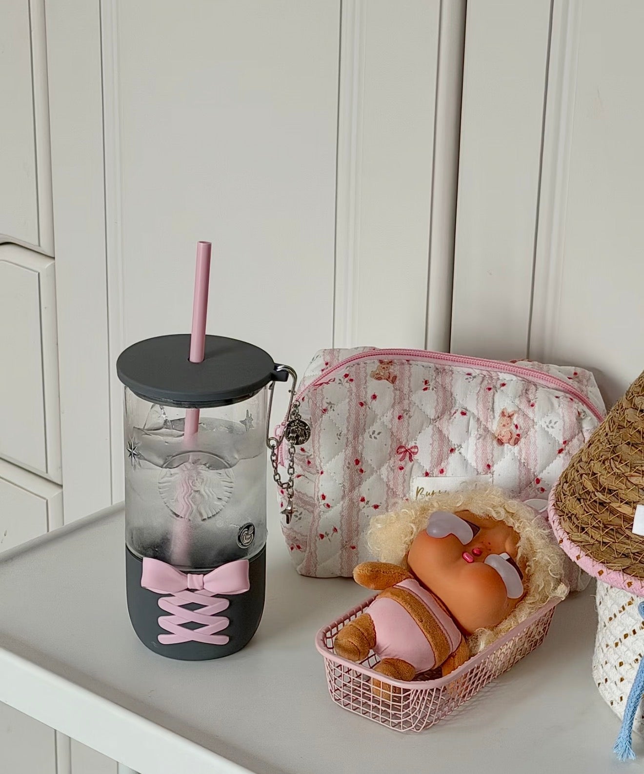 Starbucks BalletRock Straw Glass Tumblr