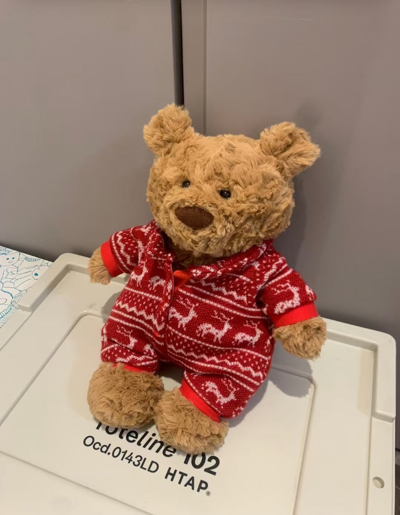 JellyCat Xmas Bartholomew Bear