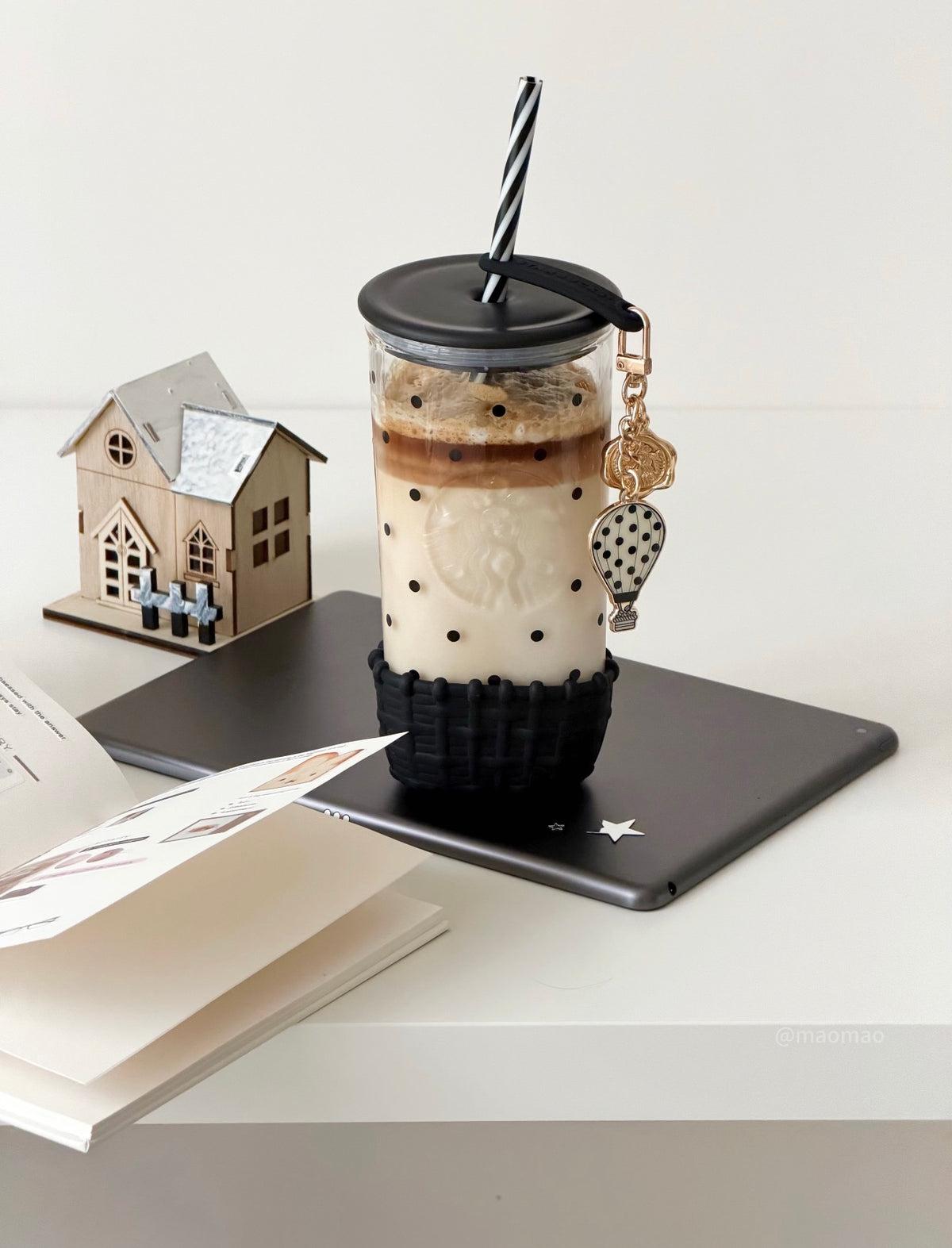 Starbucks x Polka Dots Straw Glass Tumblr