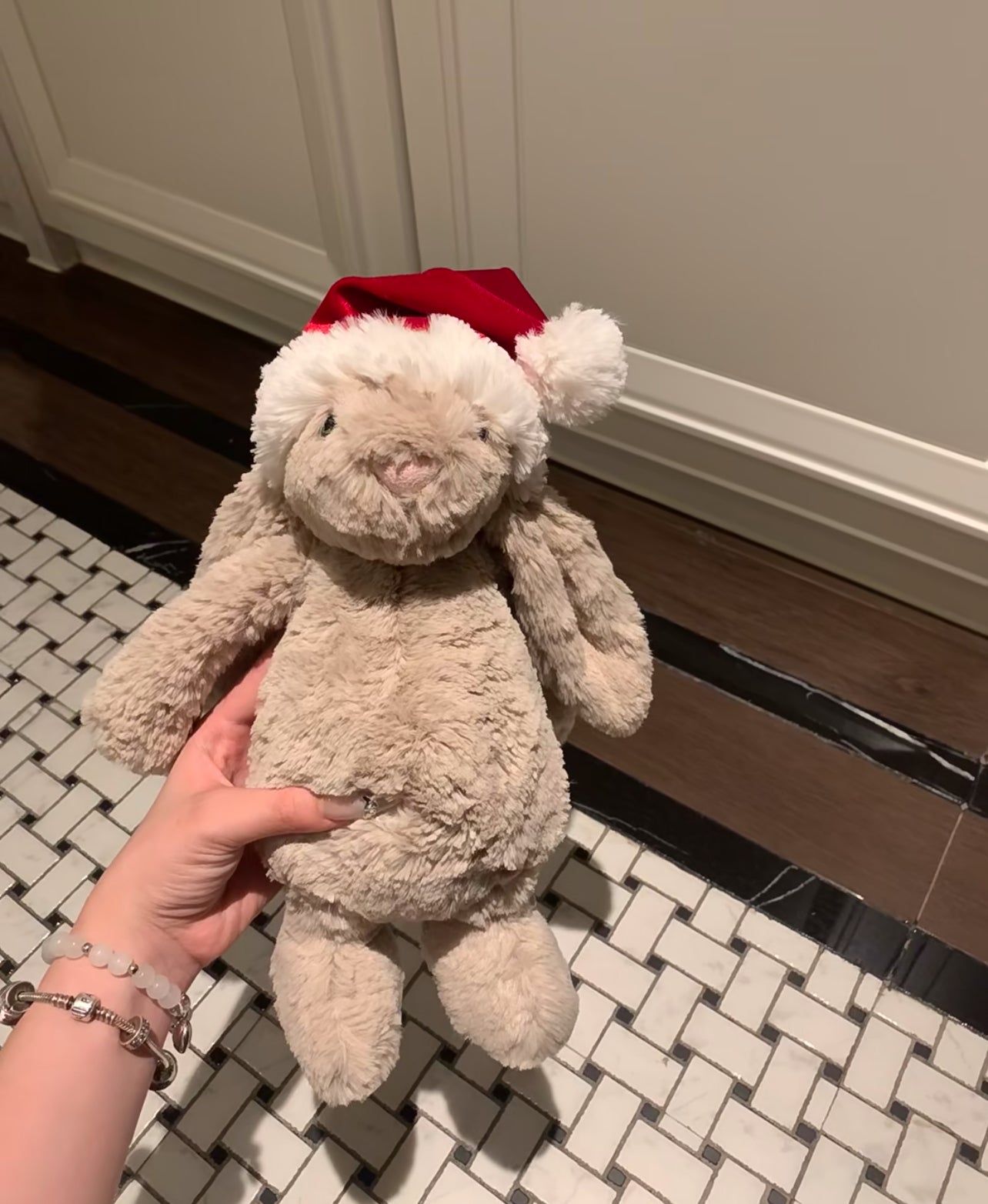JellyCat Xmas Hat Bunny