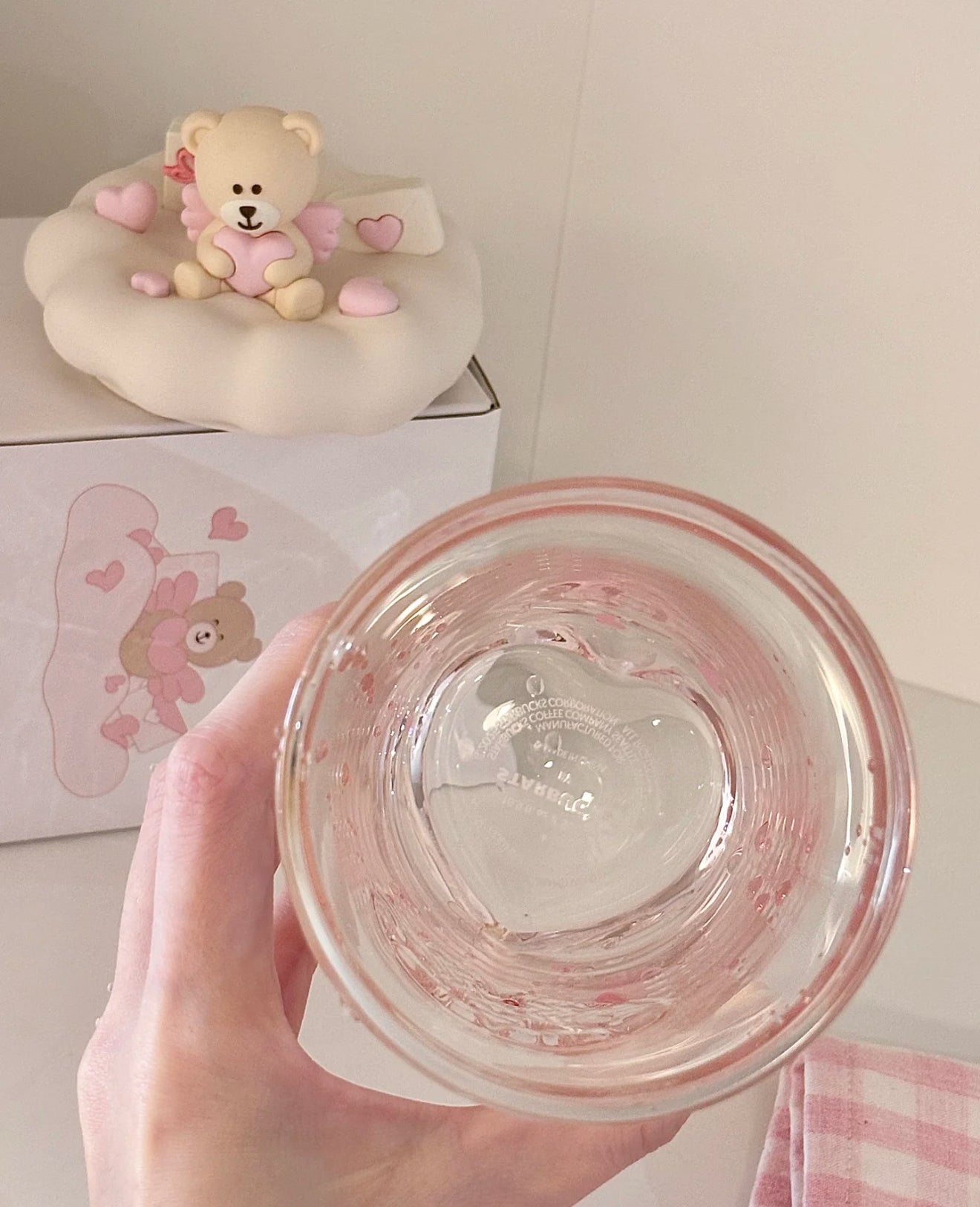 Starbucks x 520 Pink Glass Cup