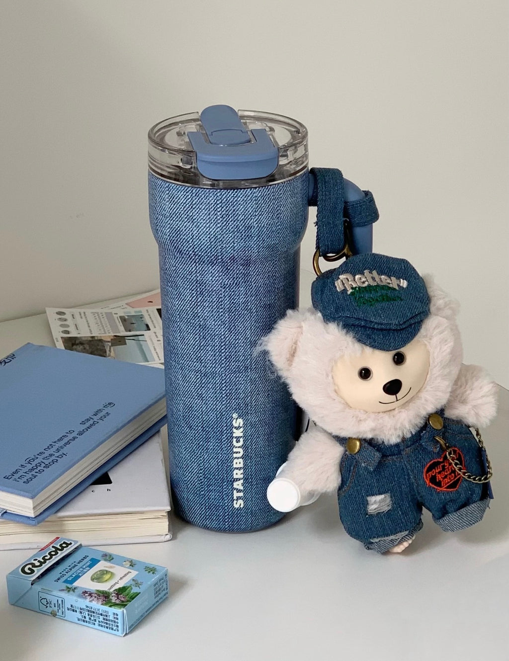 Starbucks Denim Bear Tumblr