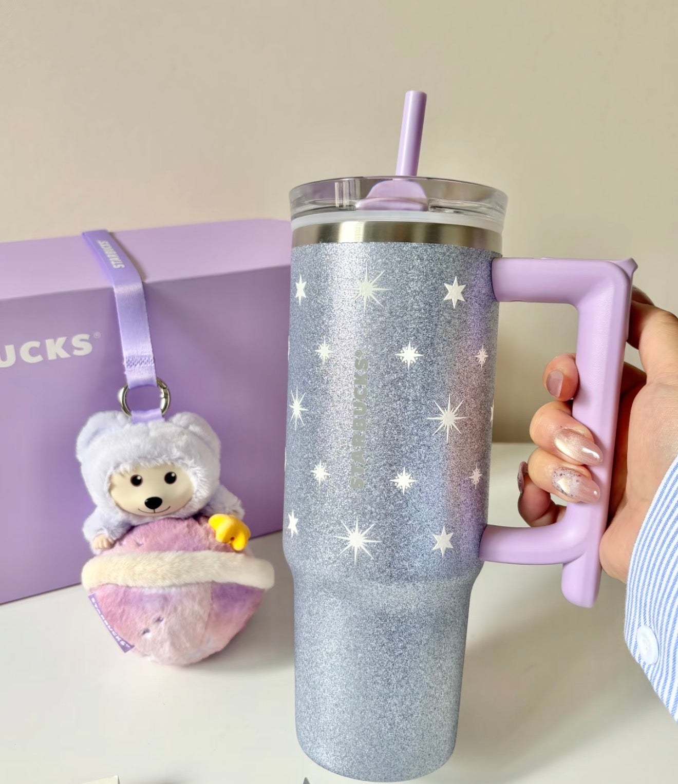 Starbucks Galaxy Silver Thermos Tumblr