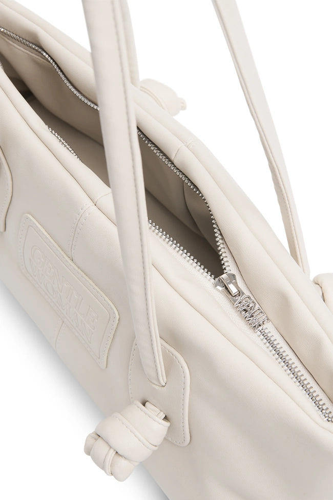GentleWoman Leather Cream Slinky Bag