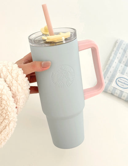 Starbucks Pastel Blue Pink Thermos