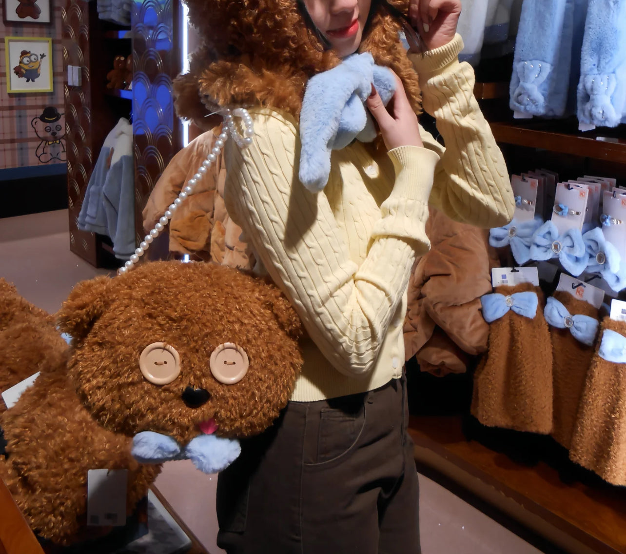 Tim Plushie Pearl Bag