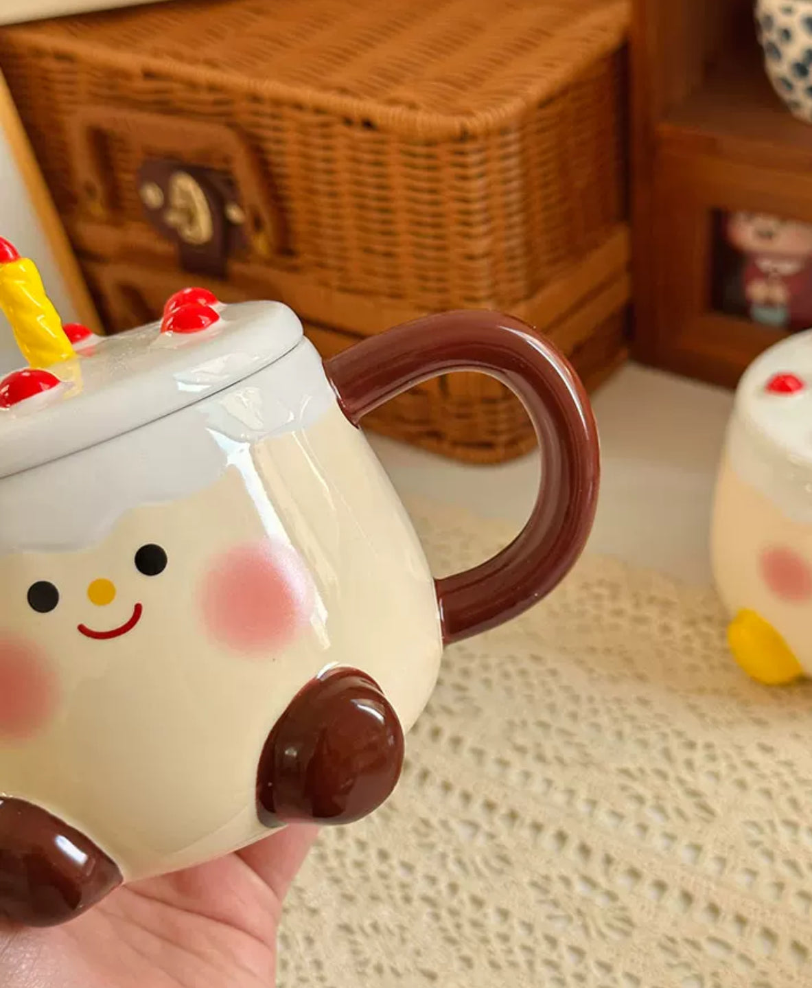 JellyCat Strawberry Shortcake Mug